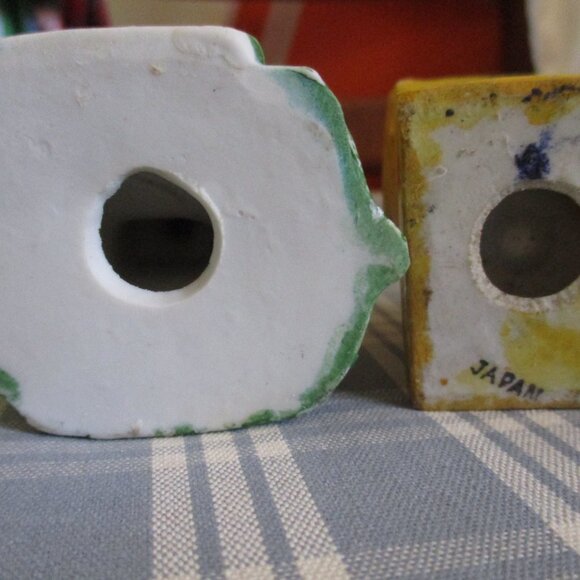 FINAL SALE! 2- Vtg. outhouse Black figurines ceramic, 1 is Made in Japan, (Next) - Picture 9 of 9